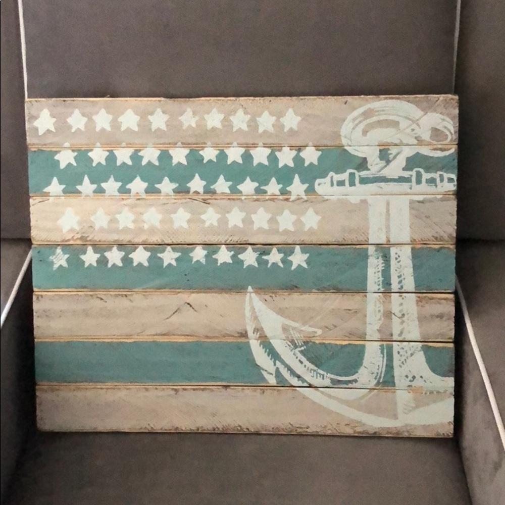 Beach/anchor flag